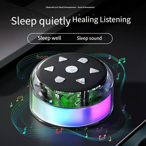 Altoparlante Wireless Portatile Mini con Illuminazione RGB, Dispositivo Rilassante per il Sonno dei Bambini, Riproduzione Audio per <span class=keywords><strong>Casa</strong></span> - Product Image 6