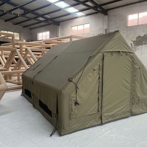 Usine OEM/ODM, vente directe, tente de camping gonflable 12 places, tissu Oxford 600D, imperméable |   Structure portable à montage automatique quatre saisons - Product Image 4