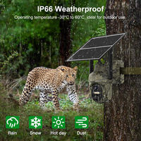Caméra de chasse UBOX 3MP sans flash, couleur intégrale, 2K CMOS, réseau 4G, audio bidirectionnel, détection de mouvement PIR, vision nocturne