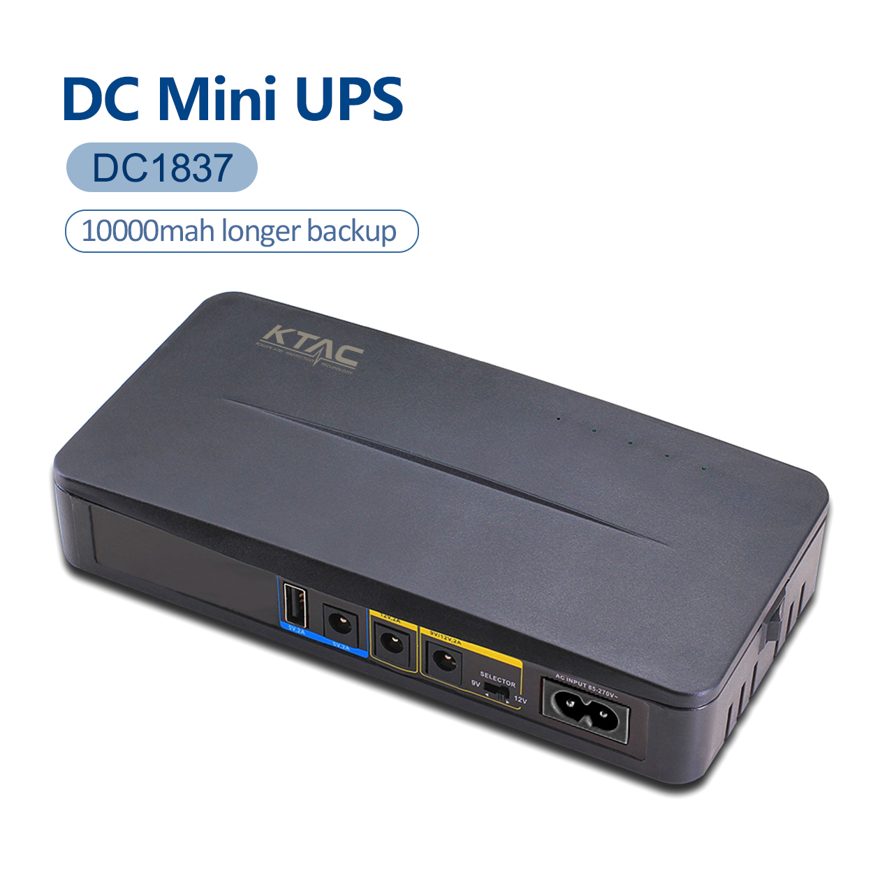 Мини dc ups для Wi-Fi маршрутизатора интеллектуальные сетевые устройства 18 Вт 10000 мАч 5V9V12V источник бесперебойного питания
