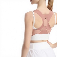 Ceinture de Soutien Dorsal Ajustable et Flexible de Haute Qualité, Respirante, Légère, en Cuir, Design Croisé, pour Adultes, Protection de la Posture