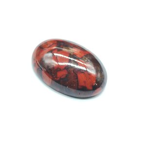 Brecciated Jasper ขนาด18x32มม. เครื่องประดับเจียระไนหลังเบี้ยทรงสี่เหลี่ยม - Product Image 2