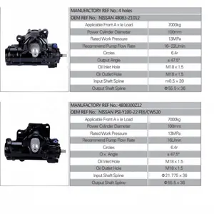 Professional And High-quality Export Steering Pump For Nissan Truck Complete Accessories