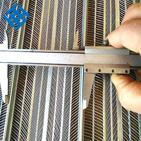 Grillage de plâtrage robuste en acier inoxydable de 1/8 pouce à nervures plates pour plafonds, murs, EIFS et renforcement