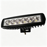 6.3Inch 18W 1200lm Mini LED Work Light Bar IP68 Waterproof 12-48V Auxiliary Driving Lamp for Offroad Car Truck Forklift