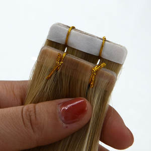 Хит продаж: Невидимые бесшовные ленточные накладные волосы из натурального редкого волоса (Remy), прямые, волнистые, кудрявые, светлые и темные оттенки, длины 16, 18, 20, 22, 24, 26, 28, 30 дюймов. - Product Image 5