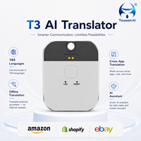 Traductor Inteligente T3 con IA, 144 Idiomas, Traducción Bidireccional en Tiempo Real, Llamadas desde Aplicaciones, Traducción Inalámbrica Digital para Oficina