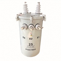 Transformateur de tension triphasé monté sur poteau pour les États-Unis, modèle D11, 7620V 120V 240V 10kVA 20kVA 37.5kVA 50kVA 50Hz/60Hz