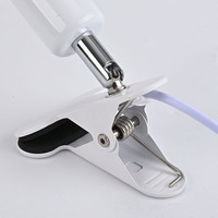 Douille de lampe à vis E26/E27 en PVC avec pince, tête pivotante universelle 350°, interrupteur à pédale, prise standard UE à deux broches, vente en gros