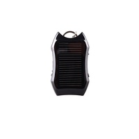 Popular Mini llavero Fuente de alimentación móvil Linterna LED Carga DE EMERGENCIA USB Cargador de llavero solar