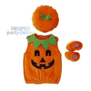 HP Le costume d'Halloween le plus populaire pour les enfants est le costume de bébé, une combinaison citrouille sans manches avec accessoires. - Product Image 1