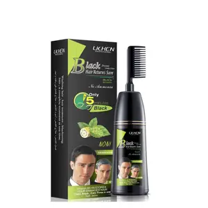 Lichen Black Hair Fast <strong>Colour</strong> Dyeing <strong>Shampoo</strong> - Product Image 1