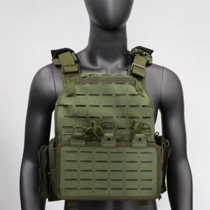 Molle System Camo Combat Body Protection Plate Carrier Gilet tactique couleur Camouflage à dégagement rapide à une main - Product Image 2