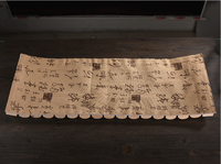 Outil en bois long en forme de serpent séparé en deux parties, 60*25cm, pour la moxibustion des méridiens de la médecine traditionnelle chinoise (pour le dos des femmes)