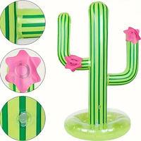 Jeu de lancer de cercles gonflables pour piscine, accessoires de fête gonflables à lancer, en PVC épaissi, pour enfants et parents, jeu interactif