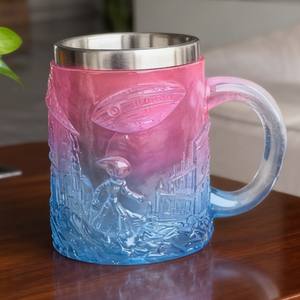 แก้วมัคธีมไซไฟสร้างสรรค์ข้ามพรมแดน แก้วมัคเทคโนโลยี แก้วกาแฟ แก้วเบียร์ ของที่ระลึกจากภาพยนตร์ แก้วมัค สแตนเลส - Product Image 1