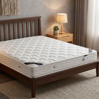 Matelas hybride en mousse à mémoire de forme de haute qualité, format King et Queen, pour la maison et l'hôtellerie, personnalisable, emballé sous vide
