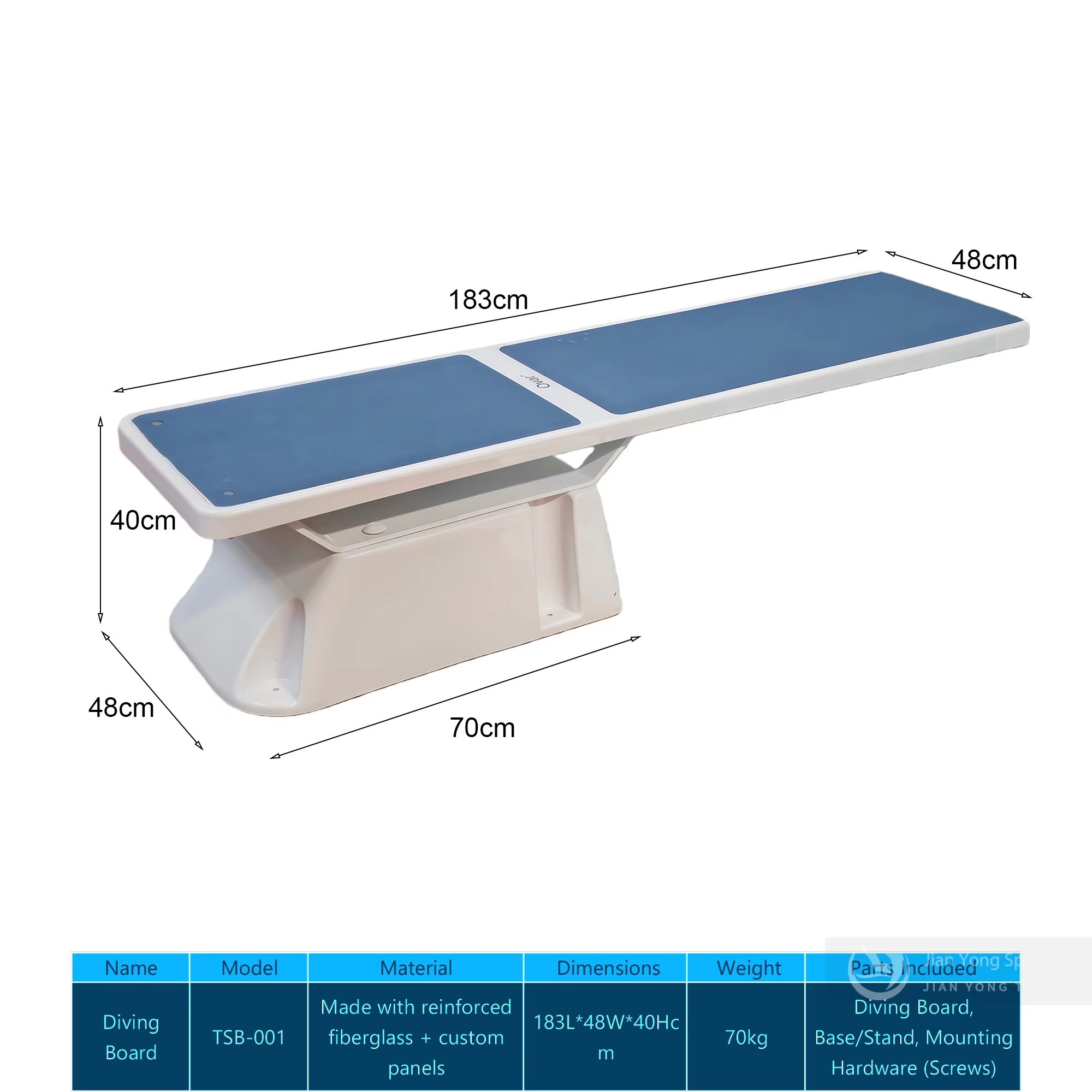 T-1830 Specification: 183 * 48 *40 cm