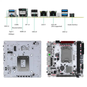 Placa Base NAS de 8 Bahías para CPU LGA1700 de 12ª/13ª/14ª Generación, Intel VPro Q670, 3*NVMe, 2*SFF-8643, 1*PCIE5.0x16, 2*DDR5, 2*2.5G LAN, ITX - Product Image 3
