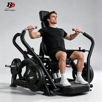 Machine de musculation commerciale OEM/ODM à charge libre pour l'entraînement de la force pectorale, presse à pectoraux assise, vente directe usine