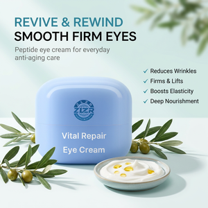 Crème Contour des Yeux Réparatrice Essentielle Complexe Peptidique Actifs Naturels Non Grasse Sans Parabène Sans Huile Sans Parfum Pour Tous Types de Peau Soin du Visage - Product Image 2