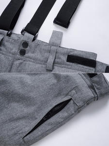 Pantalones de nieve impermeables con babero térmico de tamaño personalizado para invierno para <span class=keywords><strong>mujer</strong></span> deportes al aire libre pantalones de nieve de lana a prueba de viento - Product Image 4