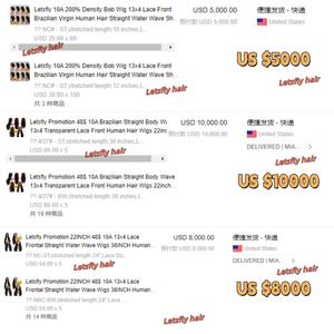 Letsfly Promotion 100$ Perruques Lace Frontal 13x4 Densité 300% 22 pouces Bouclées Souples et Volumineuses 1B4 #   1B99j #   Cheveux vierges 100% humains - Product Image 3