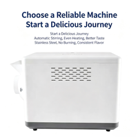 Machine à torréfier le café intelligente à commande numérique pour la maison, avec décharge automatique, multifonctionnelle, pour torréfier les arachides, les noix et les céréales