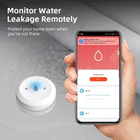 Détecteur de fuite d'eau intelligent Tuya ZigBee WiFi, alarme d'inondation avec passerelle Zigbee, certifié CE/FCC, garantie de 3 ans