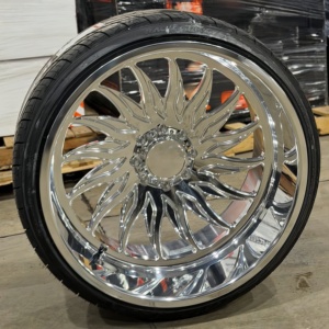 Jantes forgées polies KG1 de type identique, 22x12, 24x14, 26x16, 28x16, 30 pouces, à déport profond, 8x170, 8x180, 8x6.5, 6x5.5 pour Chevrolet Silverado 1500 - Product Image 6