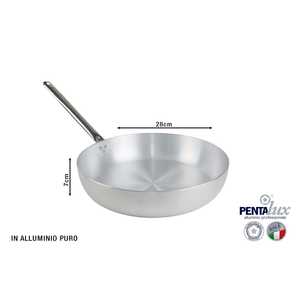 Padella Professionale da 28 cm con Manico in Acciaio Inossidabile - Product Image 1