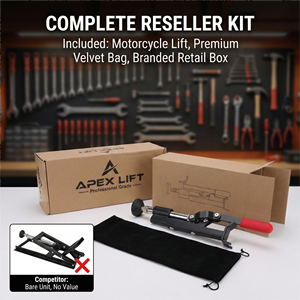 ขาตั้งล้อซ่อมมอเตอร์ไซค์อเนกประสงค์ JFG New Iron สำหรับขาย สำหรับรถวิบาก รถพิตไบค์ รถสตรีทไบค์ - Product Image 4