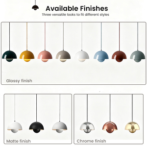 Petite lampe de plafond LED en forme de champignon, luminaire en métal à tête unique pour îlot de cuisine, <span class=keywords><strong>café</strong></span>, restaurant, bar - Product Image 6