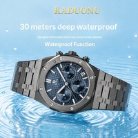 Montre à quartz de luxe pour homme, design octogonal, cadran de 41 mm, boîtier en alliage, bracelet de 20 mm, épaisseur de 9 mm, aiguilles lumineuses, classique et tendance