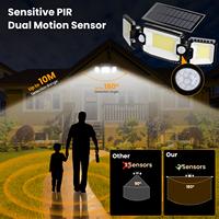 Northland détecteur de mouvement à énergie solaire voie inondation éclairage de rue Led applique extérieure étanche solaire jardin lumières