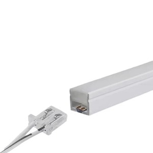 Luz LED de Neón Flexible para Gabinete, Ultrafina, Empotrada, de 12 V y 24 V CC, 6 x 12 mm, <span class=keywords><strong>8</strong></span> x 16 mm, Perfil de Silicona Flexible para Iluminación Debajo del Gabinete - Product Image 1