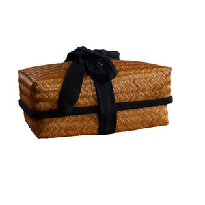 <b>Bamboo</b> Woven Tea Storage Box Rectangle Handmade Nan <b>Bamboo</b> Craft Gift Packaging Living Room Use - Product Image 5