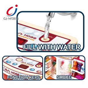 Frigorifero simulazione cucina <span class=keywords><strong>giocattolo</strong></span> frigoriferi giocattoli elettrodomestici doppia porta cucina mini frigorifero <span class=keywords><strong>giocattolo</strong></span> con musica leggera - Product Image 3