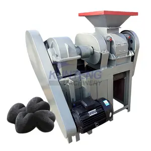 best sale smoke free biomass Mineral powder ball briquette press machine BBQ briquette making machine coal rod briquette machine