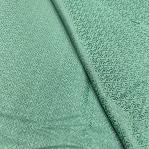Sea <b>Green</b> Woven Poly Raw <b>Silk</b> Fabric Breathable Quick-Dry Lightweight Elegant Shimmer Finish Material Tailoring Home Textile - Product Image 3