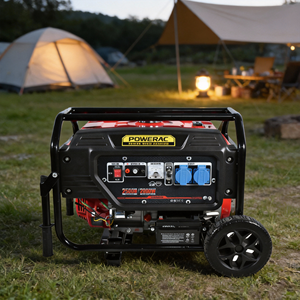 Generador Portátil de Gasolina H8 Monofásico de 230V 50/60Hz y 15L, 3.5KW, Equipado con Ruedas, en Oferta - Product Image 2