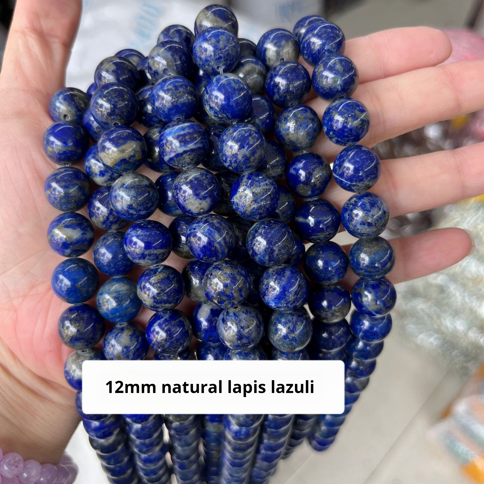 12mm (circa 32 pcs perline)