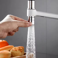 Robinet de cuisine 3 voies HuSheng avec purificateur d'eau potable, mitigeur chaud/froid multifonctionnel 3 en 1 pour évier de cuisine