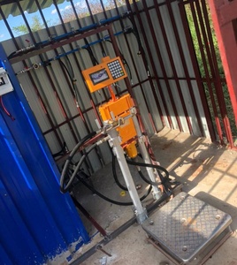 ได้รับการรับรองมาตรฐาน ATEX/ISO 9001 สำหรับเครื่องบรรจุถังแก๊ส LPG กึ่งอัตโนมัติ ความแม่นยำ 0.01 กก. สำหรับสารเคมี - Product Image 1