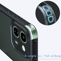 Étui transparent mat pour Vivo V80 Lite V70 Lite FE V60 V50 V40, coque de protection antichoc PC+TPU avec toucher soyeux