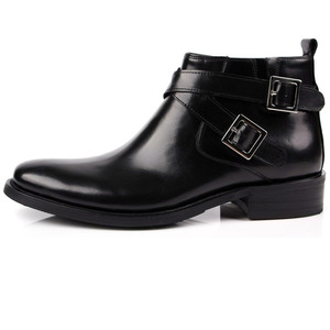 Zapatos Formales de Alta Calidad para Hombre, Estilo Británico, Casuales de Negocios, para Fiesta, Hechos a Mano, con Cordones, Transpirables, que Aumentan la Estatura - Product Image 1