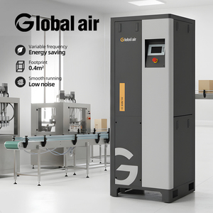 Pmvf tiết kiệm năng lượng yên tĩnh công nghiệp di động quay trục vít Máy nén khí 220V 7.5Kw/10HP với máy sấy & 50L Tank cho tự động sửa chữa - Product Image 1