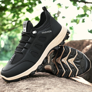 <span class=keywords><strong>Scarpe</strong></span> da trekking da uomo traspiranti con lacci, slip-on, suola morbida, leggere, da viaggio, per papà di mezza età e anziani, <span class=keywords><strong>sportive</strong></span> - Product Image 3