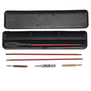 Elite Spliced Red Pole <b>Cleaning</b> Set, Bronze/Nylon Brushes + Cotton <b>Mop</b> Fits Field Daily Care & Outdoor Activities - Product Image 1