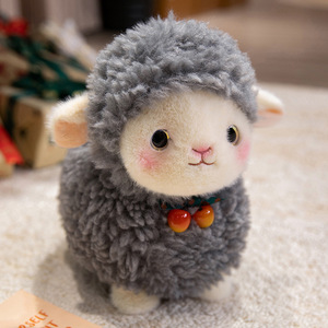 Peluche <span class=keywords><strong>de</strong></span> Oveja Alpaca, Suave y Esponjoso, Muñeco <span class=keywords><strong>de</strong></span> Peluche Relajante para Dormir, Adorable Regalo <span class=keywords><strong>de</strong></span> Cumpleaños para Niñas, Decoración para el Hogar - Product Image 6